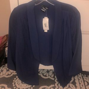 NWT Navy Aqua Light Jacket